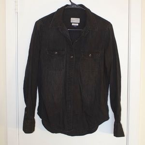 Black Denim Shirt